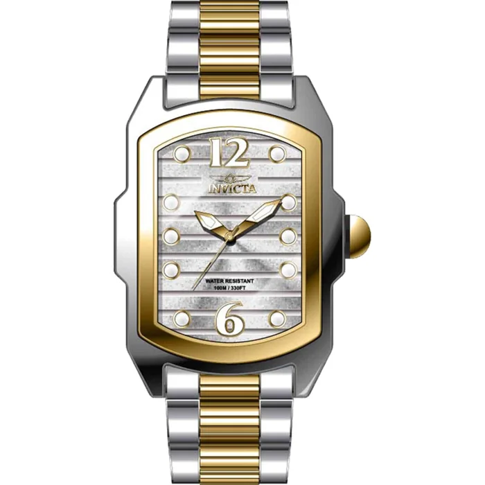 Invicta Women’s Quartz Watch – Lupah Silver Tone Dial Two Tone Case Bracelet | 39802