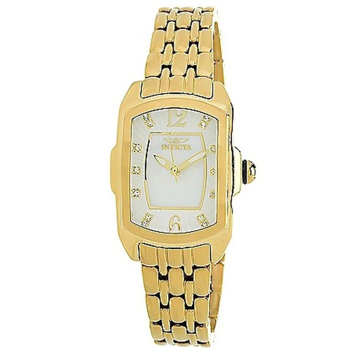 Invicta Women’s Quartz Watch – Lupah White MOP Dial Yellow Gold Bracelet | 39766