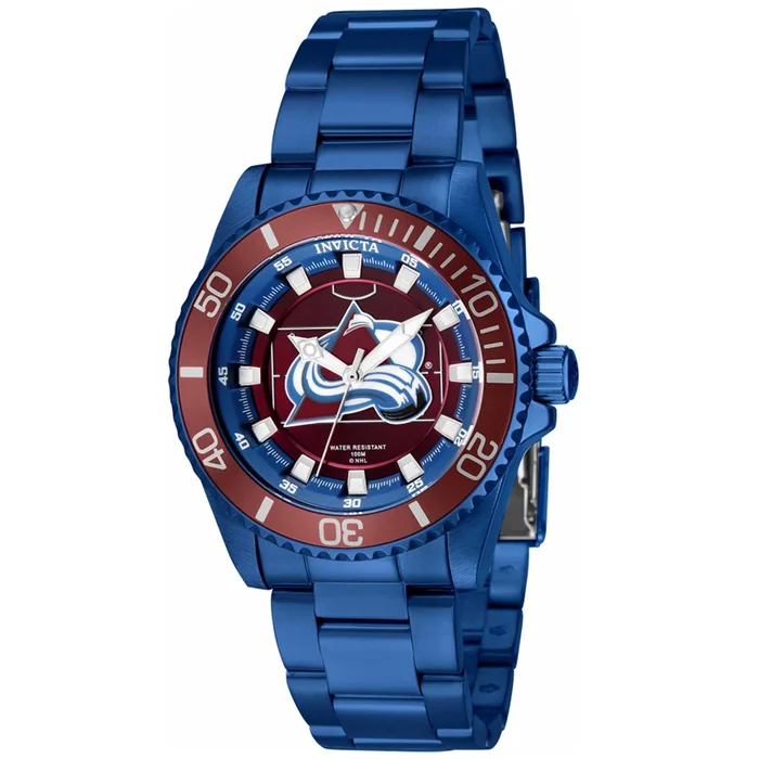 Invicta Women’s Quartz Watch – NHL Colorado Avalanche Blue Stainless Steel | 42216