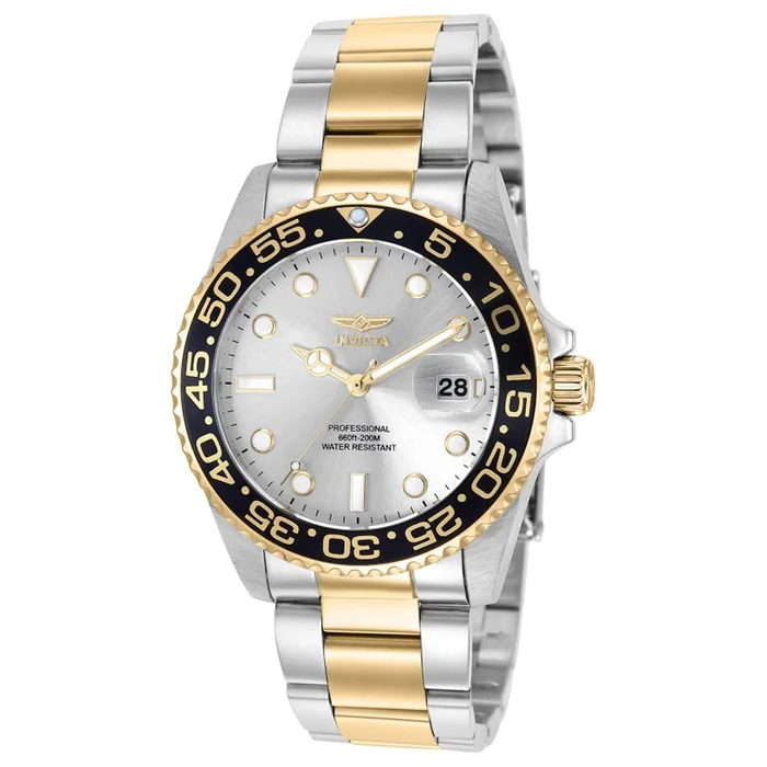 Invicta Women’s Quartz Watch – Pro Diver Silver Tone Dial Two Tone Bracelet | 36540