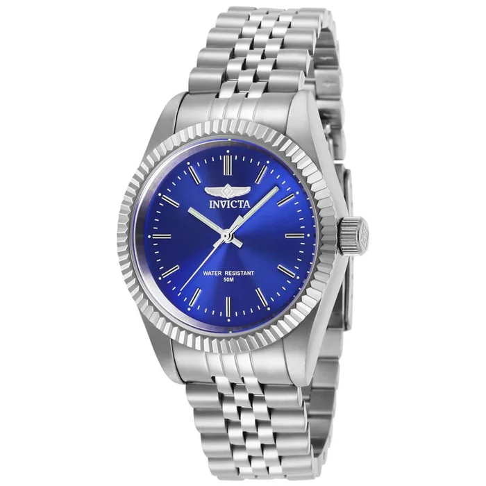 Invicta Women’s Quartz Watch – Specialty Blue Dial Stainless Steel Bracelet | 29398