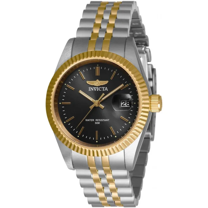 Invicta Women’s Quartz Watch – Specialty Charcoal Dial Two Tone Bracelet | 32135