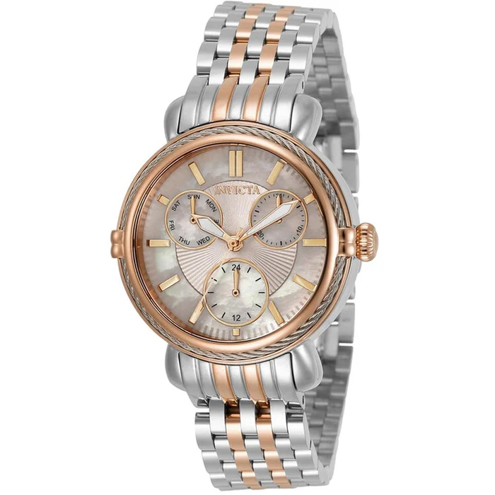 Invicta Women’s Quartz Watch – Wildflower Rose Gold and Silver Bracelet | 30870