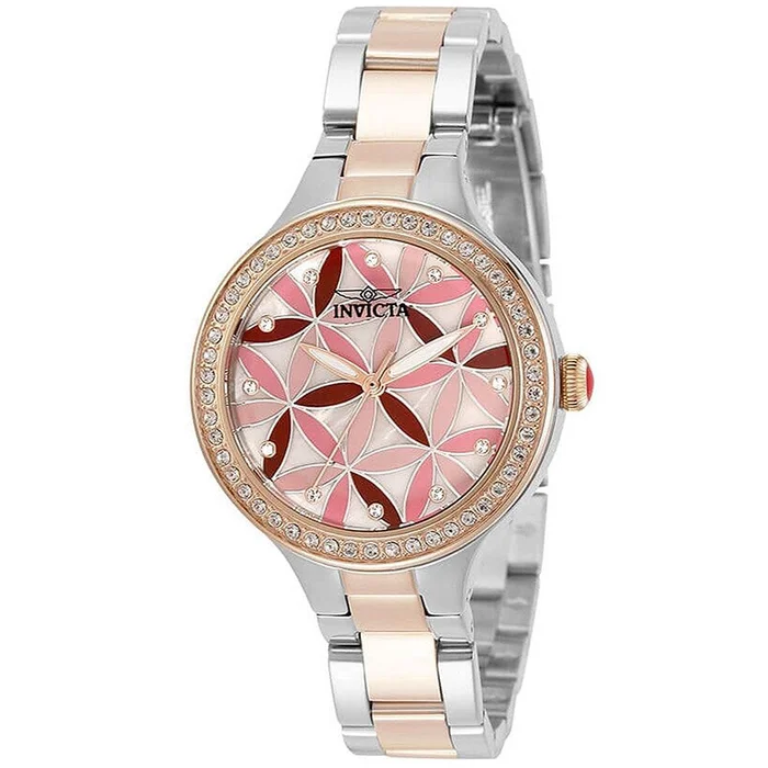 Invicta Women’s Quartz Watch – Wildflower White MOP Dial Bracelet Crystal | 30969