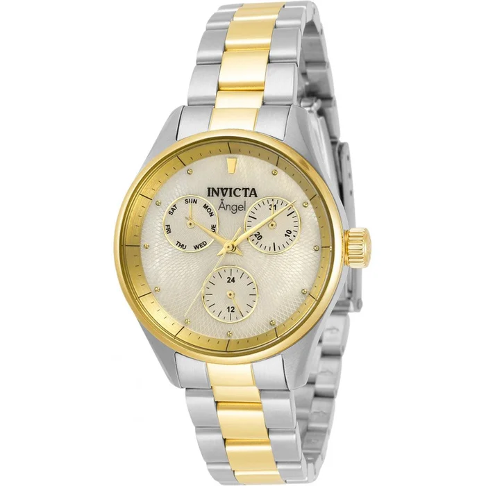 Invicta Women’s Watch – Angel Mother of Pearl Dial Stainless Steel Bracelet | 31365