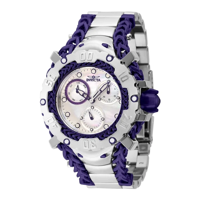 Invicta Women’s Watch – Gladiator Quartz MOP Dial Stainless Steel Bracelet | 41109
