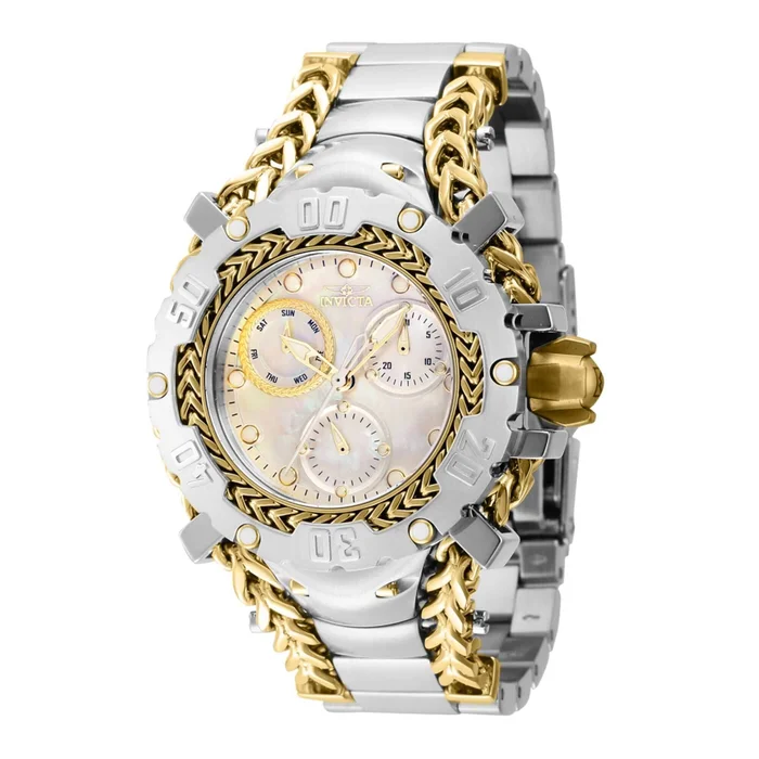 Invicta Women’s Watch – Gladiator Silver Tone and White Mother of Pearl Dial | 41100