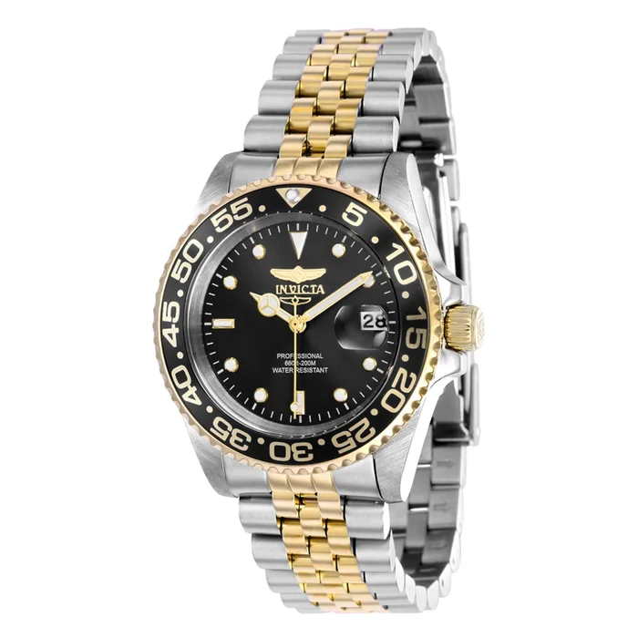 Invicta Women’s Watch – Pro Diver Steel Bracelet Date Display Rotating Bezel | 37166