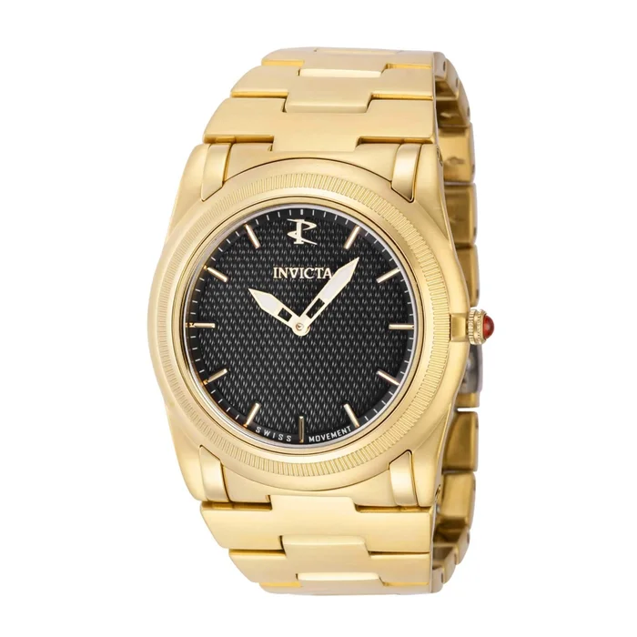 Invicta Women’s Watch – Reserve Slim Swiss Quartz Black Dial Steel Bracelet | 41084