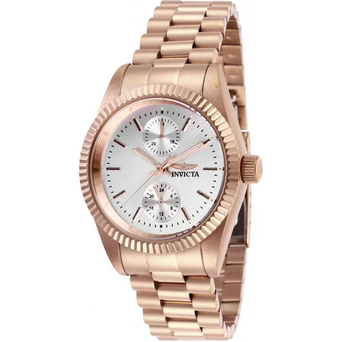 Invicta Women’s Watch – Specialty Silver and Rose Gold Dial Steel Bracelet | 29448
