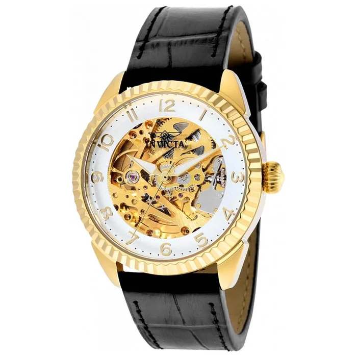 Invicta Women’s Watch – Specialty Silver and Skeleton Dial Leather Strap | 36568