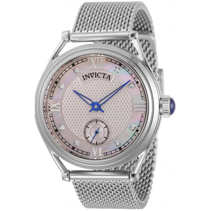 Invicta Women’s Watch – Vintage White Mother of Pearl Dial Mesh Bracelet | 31333
