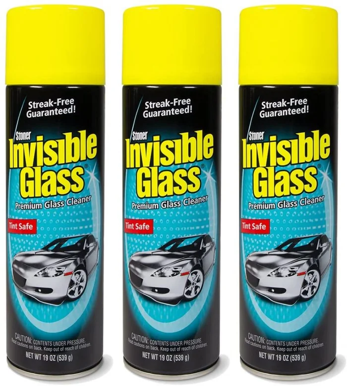Invisible Glass Premium Glass Cleaner 19-Ounce Can – Case of 3