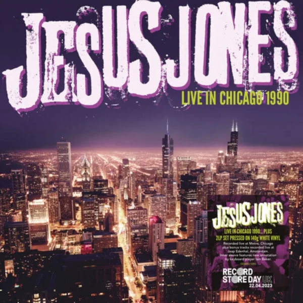 Jesus Jones LP – Live In Chicago 1990 (White Vinyl) (Rsd 2023)