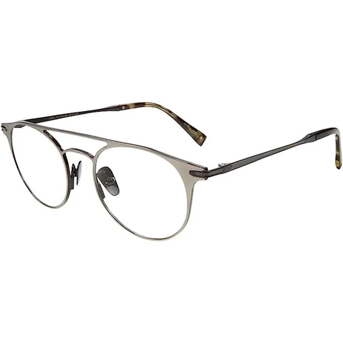 John Varvatos Men’s Eyeglasses – Gunmetal Aviator Frame | JOHN VARVATOS V169 GUN