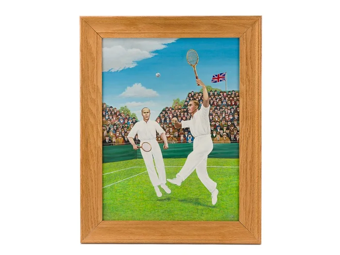 King George VI at Wimbledon 1926 By Frances Broomfield