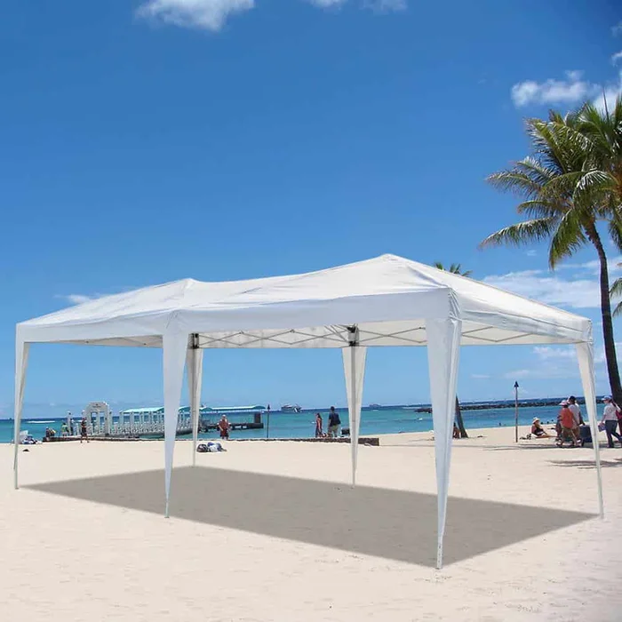 Ktaxon 10’x20′ Easy Pop Up Wedding Party Tent Folding Gazebo Beach Canopy W/Carry Bag