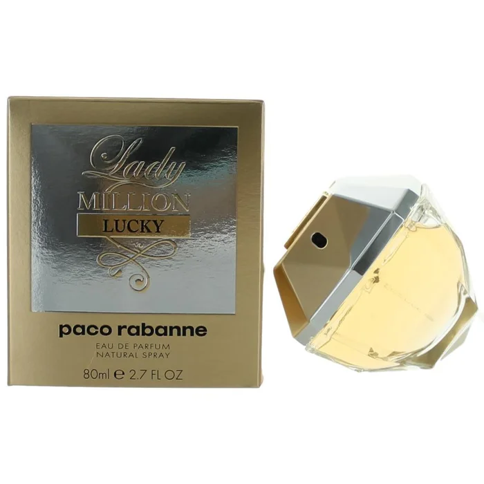 Lady Million Lucky by Paco Rabanne, 2.7 oz Eau De Parfum Spray for Women