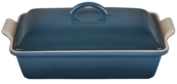 Le Creuset Heritage Stoneware 4 Qt. Rectangular Casserole with Lid