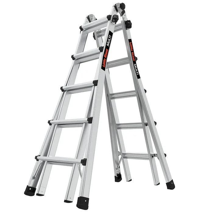 Little Giant Ladders Model M22 Aluminum 22-ft Reach Ladder Type 1A, 300-lb
