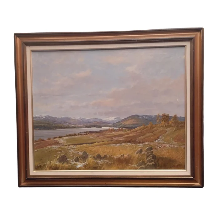 Loch Tay – Signed Oil on Canvas – Donald M Shearer