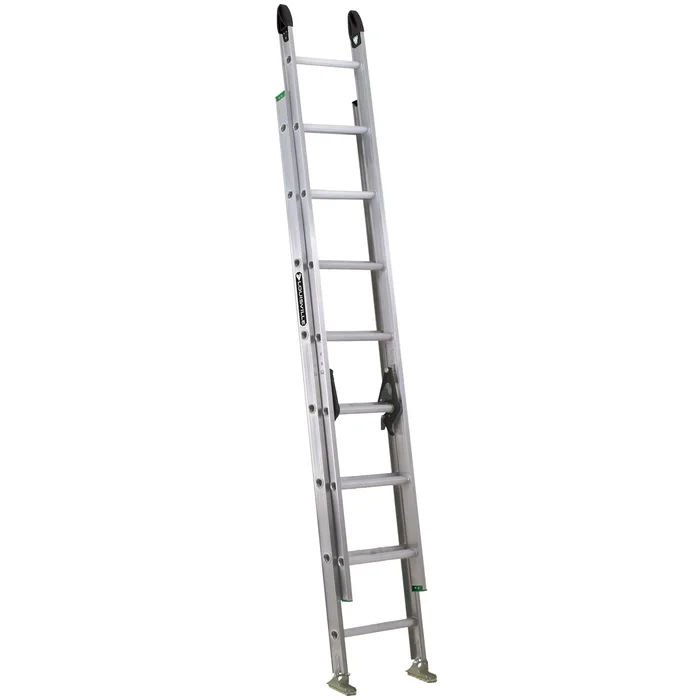 Louisville Ladder 16’ Aluminum Extension, 15′ Reach, 225 lbs Load Capacity, W-2222-16PG