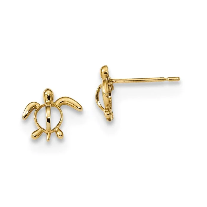 Madi K Kid’s 14k Sea Turtle Post Earrings