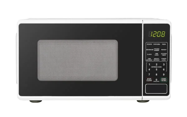 Mainstays 0.7 Cu ft Countertop Microwave Oven, 700 Watts, White