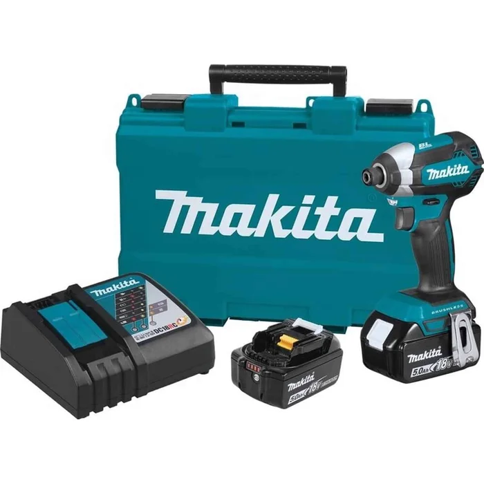 Makita 18V LXT 1/4 in. Cordless Brushless Impact Driver Kit (Battery & Charger)