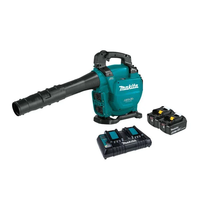 Makita XBU04PT 120 MPH 473 CFM LXT 18V X2 (36V) Commercial Lithium-Ion Brushless Cordless Leaf Blower Kit (5.0 Ah)