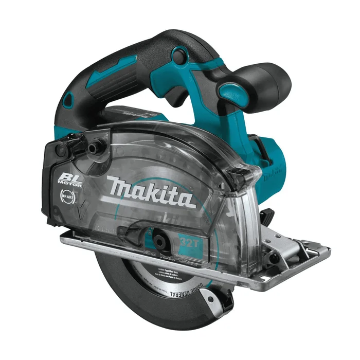 Makita XSC04Z 18-Volt LXT Lithium-Ion Brushless Cordless 5-7/8 in. Metal Cutting Saw with Electric Brake and Chip Collector Tool-Only