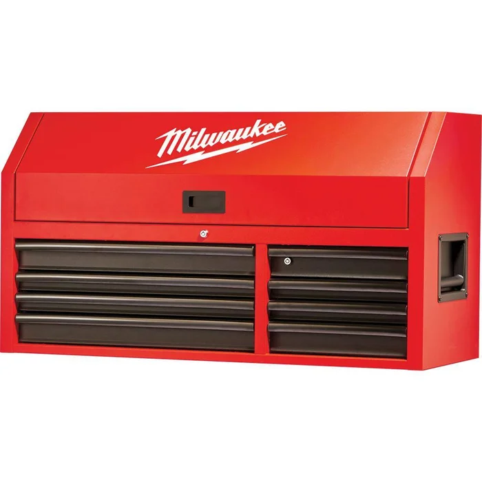 Milwaukee 48-22-8510 46 in. 8-Drawer Steel Storage Top Chest in Red and Black