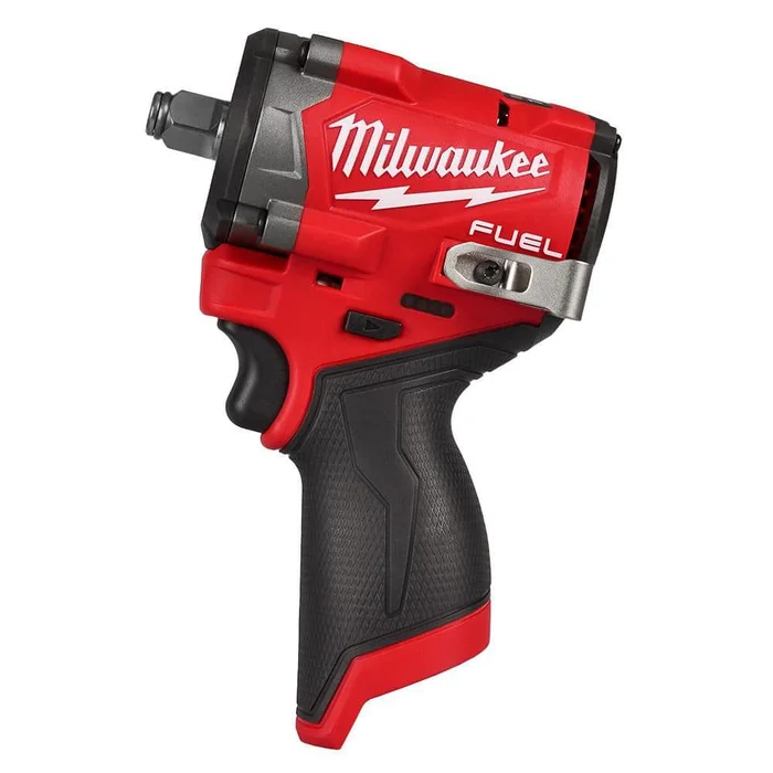 Milwaukee M12 FUEL 12V Lithium-Ion Brushless Cordless Stubby 1/2 in. Impact Wrench (Tool-Only) 2563-20