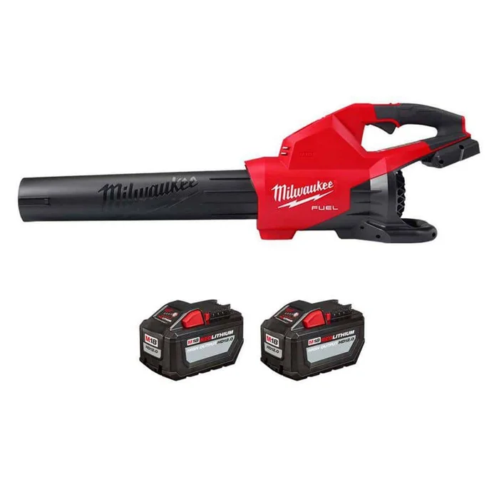 Milwaukee M18 FUEL Dual Battery 145 MPH 600 CFM 18V Lith-Ion Brushless Cordless Handheld Blower w/ Two 12Ah High Output Batteries