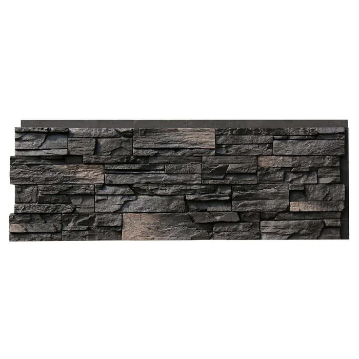 NextStone CLP-ANO-4 Country Ledgestone 15.5 in. x 43.5 in. Andean Onyx Faux Stone Siding Panel (4-Pack)