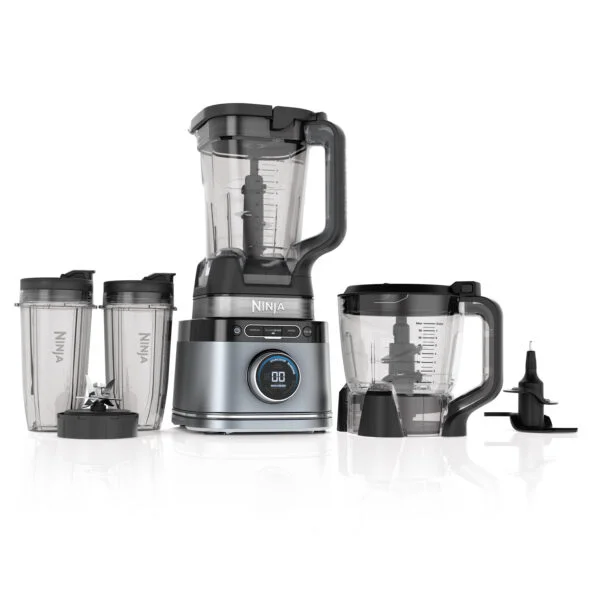 Ninja TB400 Detect Kitchen System Power Blender + Processor with Blend Sense Technology, Silver