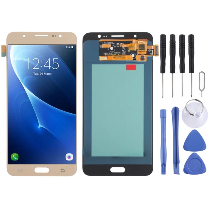 OLED LCD Screen for Samsung Galaxy J7 (2016) SM-J710 With Digitizer Full Assembly (Gold)
