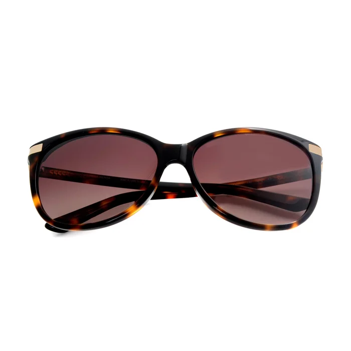Oscar De La Renta Acetate Tortoise Shell Brown Cat Eye Sunglasses SSC5169CE-215