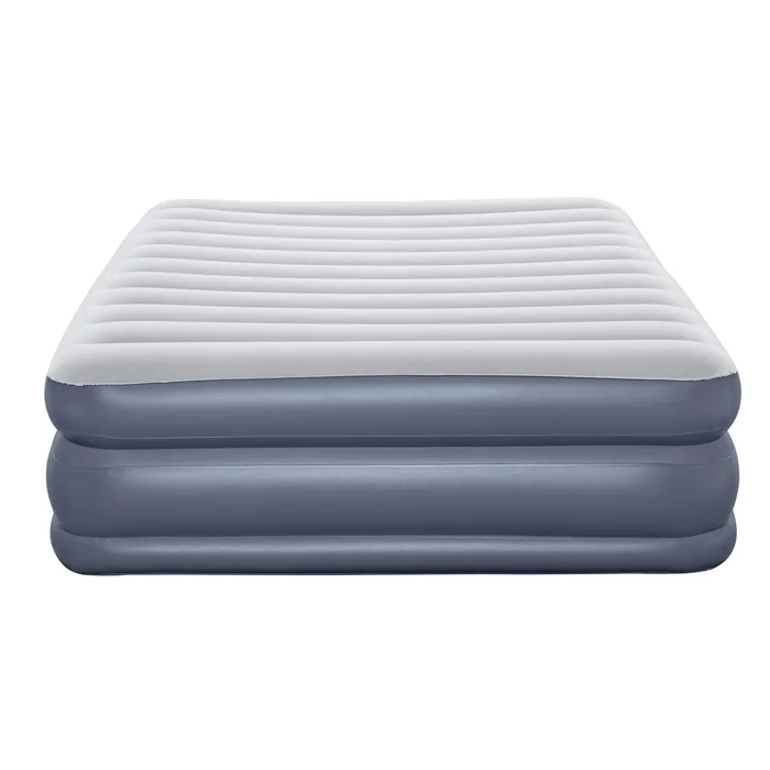 Ozark Trail Tritech QuadComfort 18″ Air Mattress Antimicrobial Coating with Built-in AC Pump, Queen