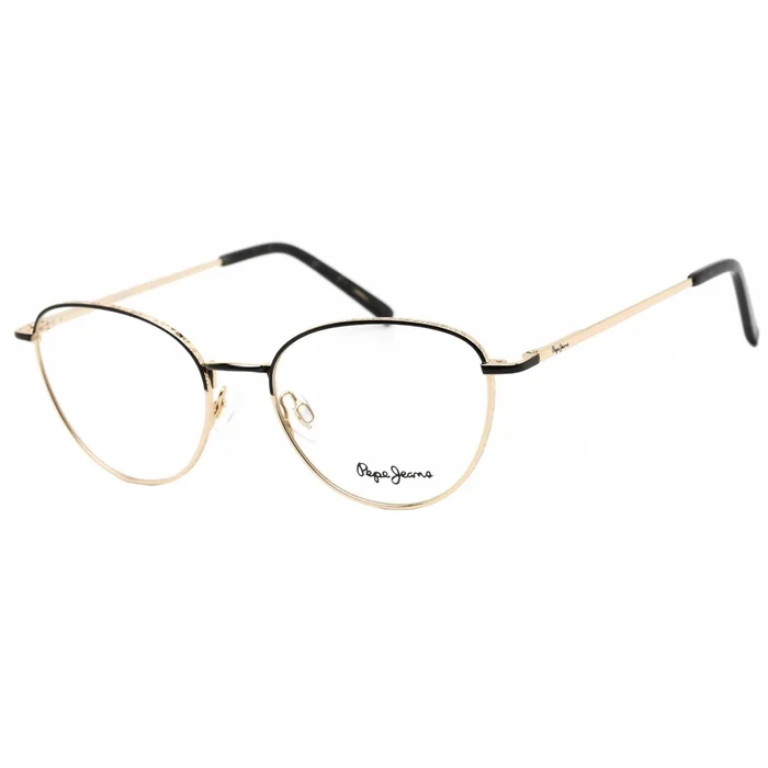 Pepe Jeans Women’s Eyeglasses – Black Cat-Eye Metal Full-Rim Frame | PJ1329 C1