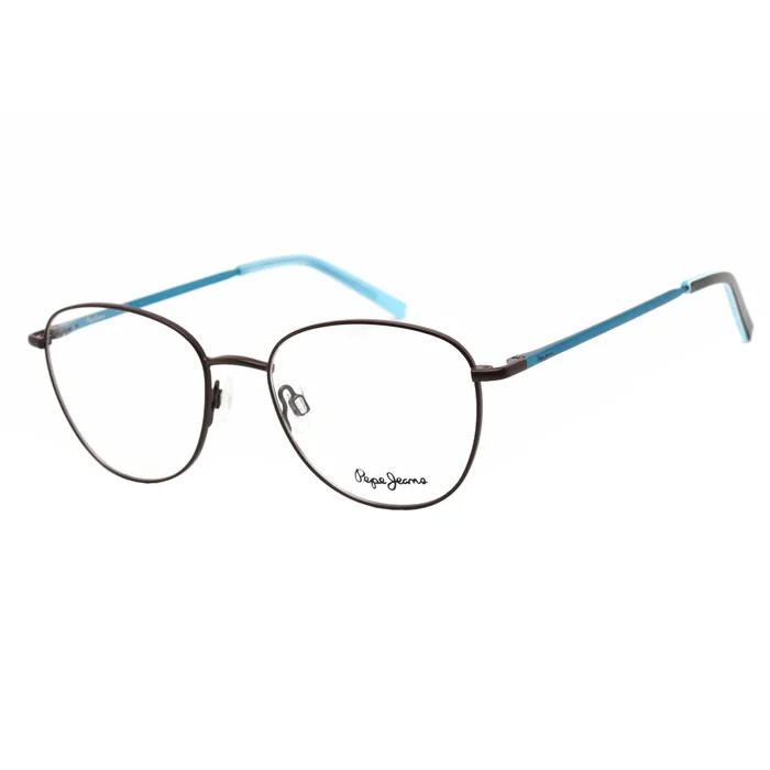 Pepe Jeans Women’s Eyeglasses – Brown Oval Metal Full-Rim Frame | PJ1303 C2