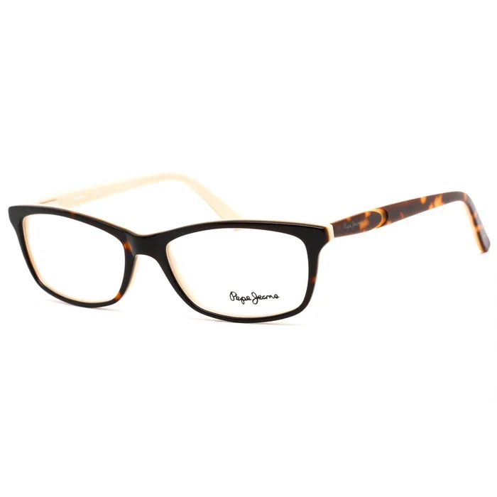 Pepe Jeans Women’s Eyeglasses – Clear Demo Lens Tortoise/Beige Frame | PJ3124 C2