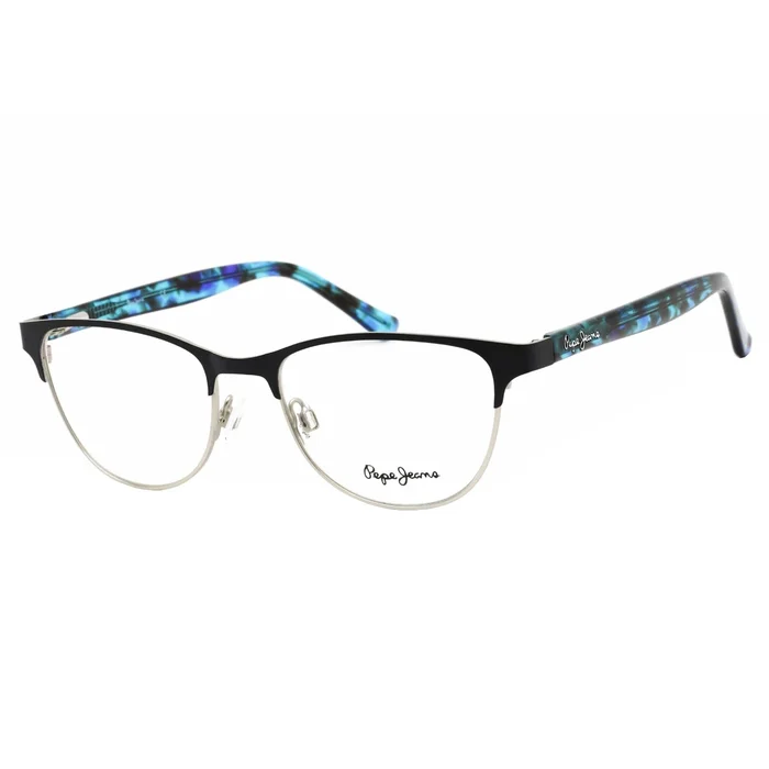Pepe Jeans Women’s Eyeglasses – Navy Cat-Eye Metal Full-Rim Frame | PJ1273 C3