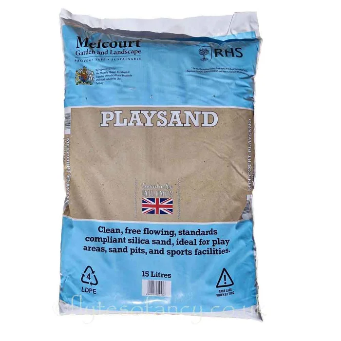 Play Sand for Dust Baths, 15 Litre bag