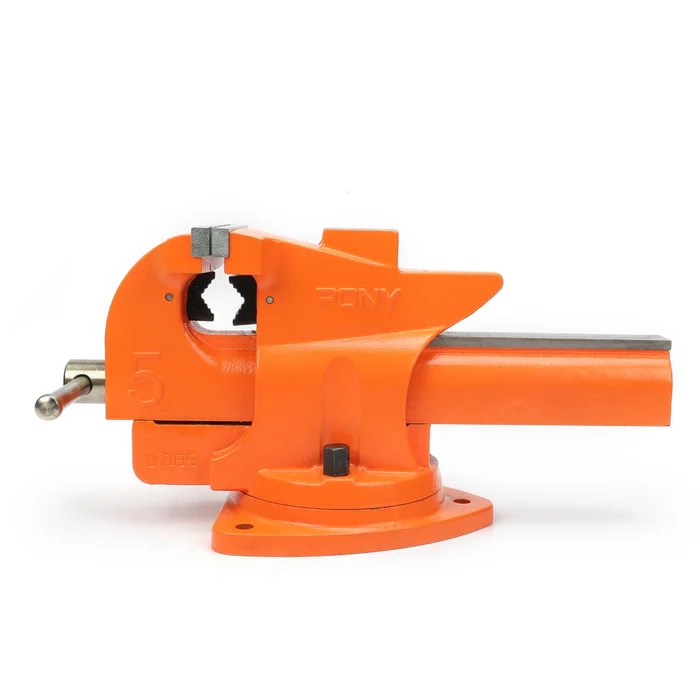 Pony 5-in Cast Iron Bench Vise