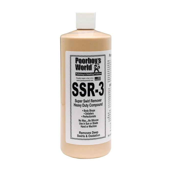 Poorboy’s World Super Swirl Remover Complete Range And Mastercut Compound