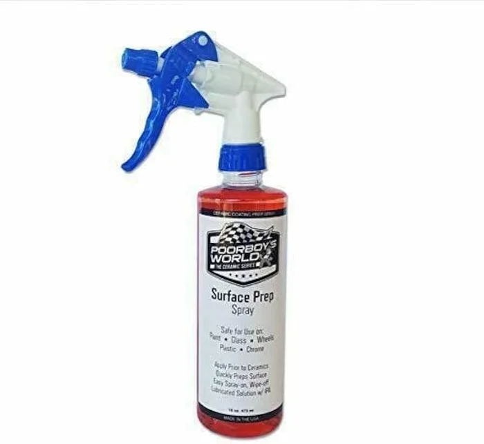 Poorboys Surface Prep Spray With IPA – Use Prior to Ceramic Car Coating 473ml