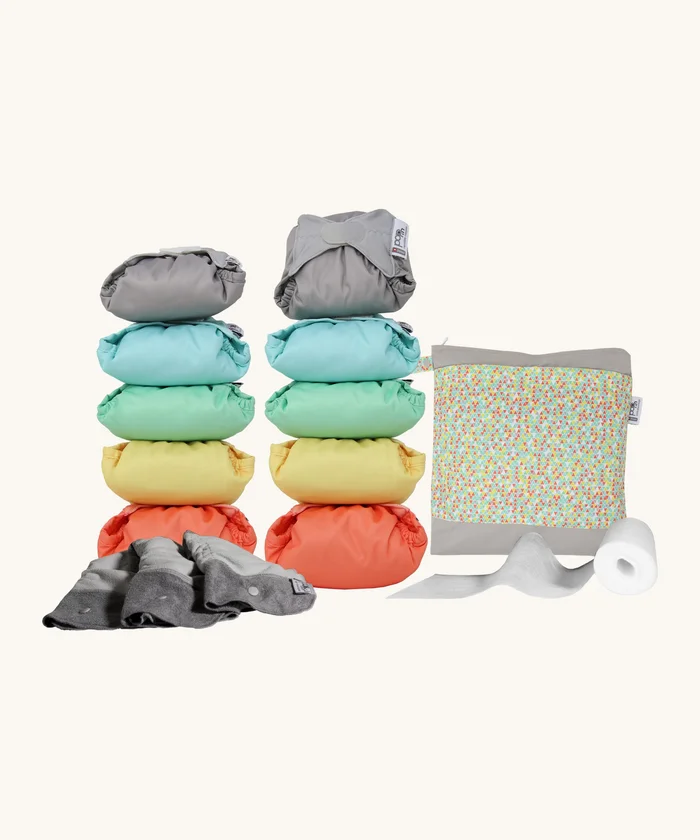 Pop-in Nappy Pastels Box 10 – Velcro