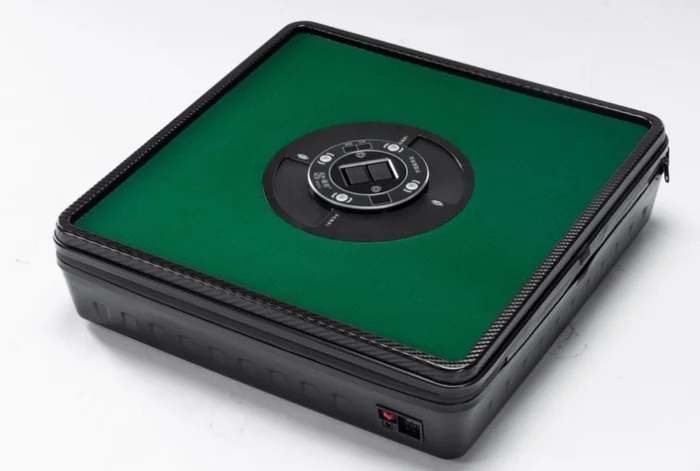 Portable Mahjong Machine, Hand-held, Mini-Mahjong, Safe,Suitable for Outdoor Play, Black GL-W1622P266144