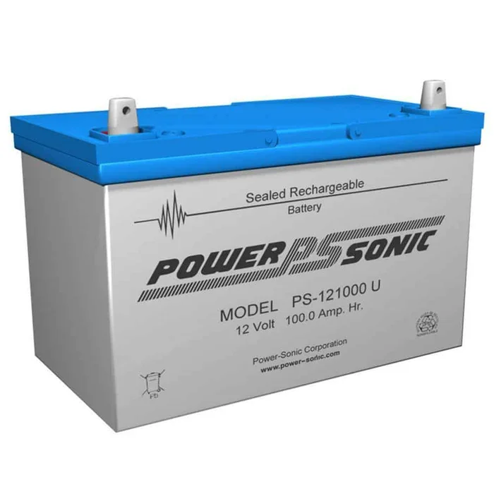 Power-Sonic PS-121000 12-Volt 100 Ah Sealed Lead Acid (SLA) Rechargeable Battery